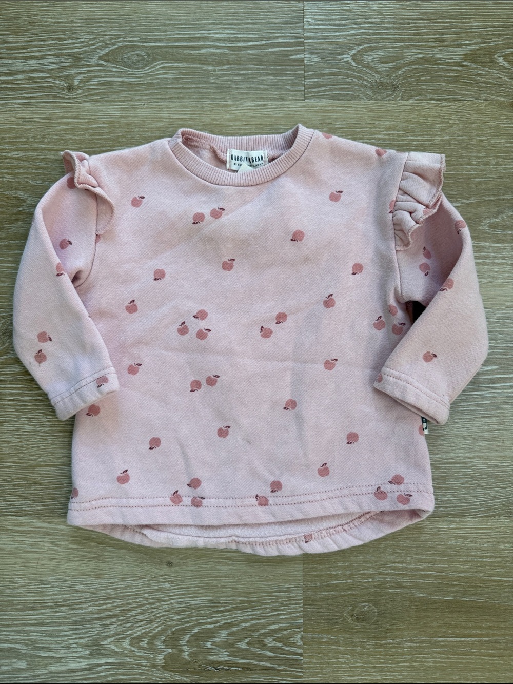 Rabbit + Bear Apple Sweatshirt 18M